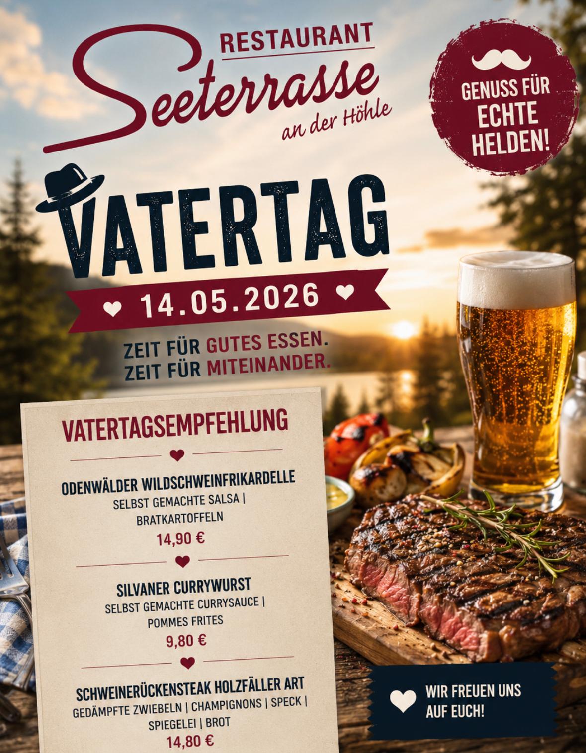 Vatertagsflyer